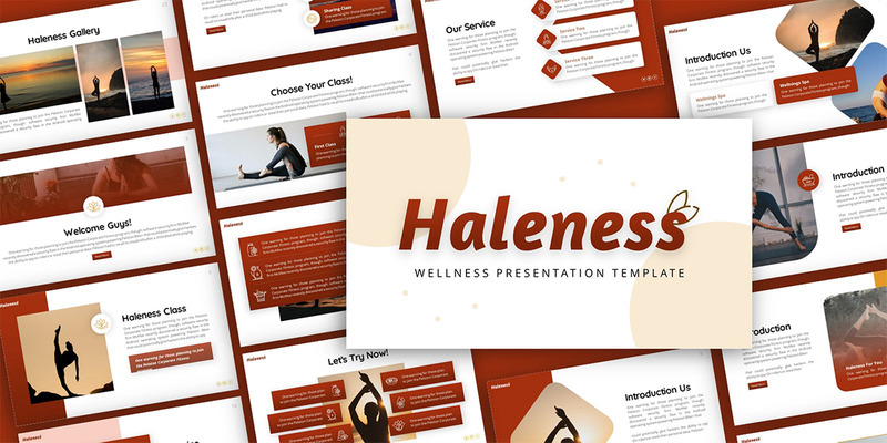 Modello di presentazione di PowerPoint multiuso Haleness Wellness - Caratteristiche Immagine 1