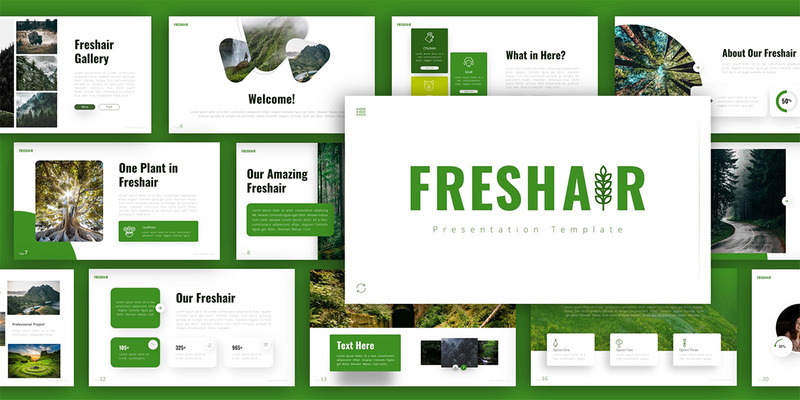 Modello PowerPoint per la presentazione dell'ambiente Freshair - Caratteristiche Immagine 2