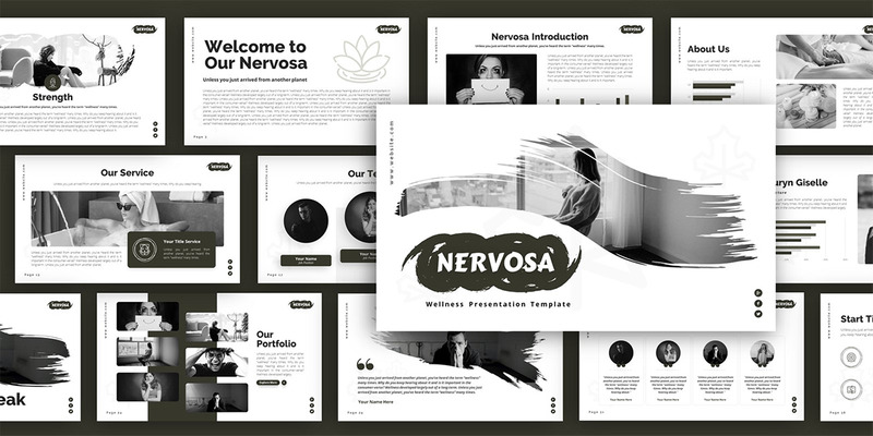 Nervosa Wellness Багатоцільовий шаблон презентації PowerPoint - Features Image 2