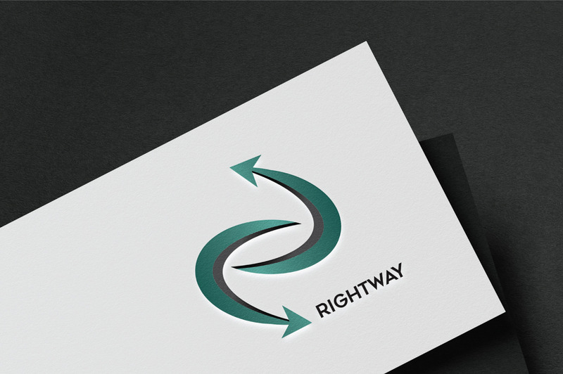 Rightway Logo Template 160280 TemplateMonster