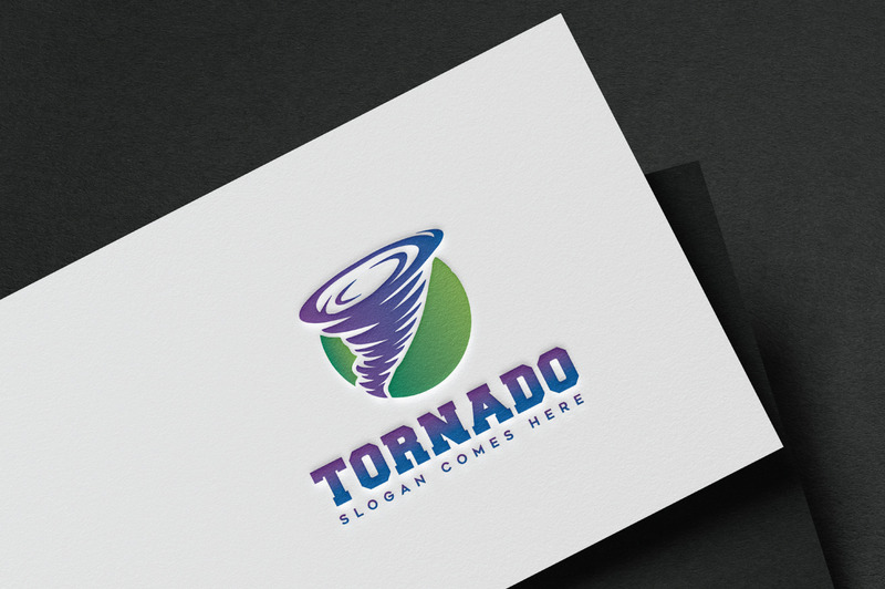 Esempio di modello di logo Tornado - Caratteristiche Immagine 1