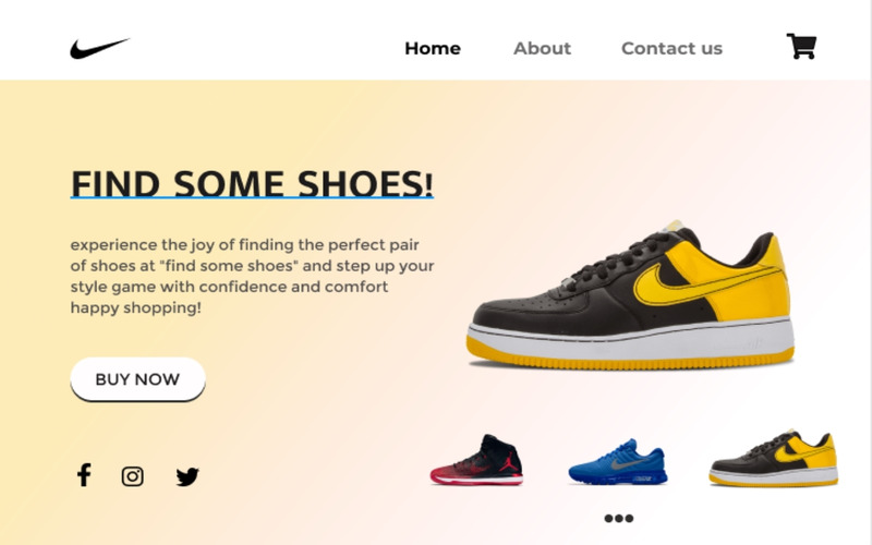 Skor Shopping E-handel landningssida Figma - Features Image 2