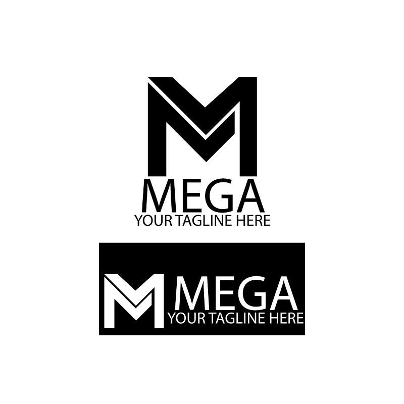 Plantilla de logotipo Mega letra M - Características Imagen 1