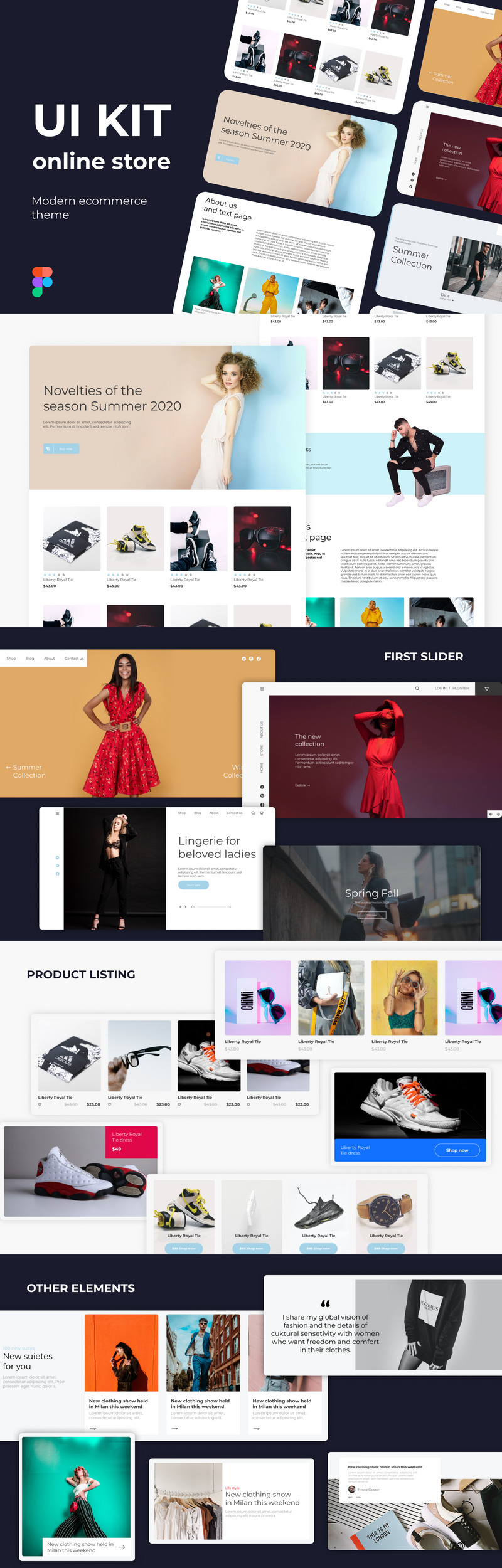 Alyas webbutik Ui-Kit i Figma och Photoshop - Features Image 1
