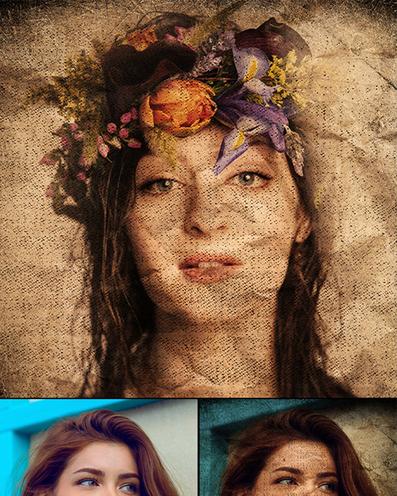 Vintage Art Photoshop Effect - Features Image 1