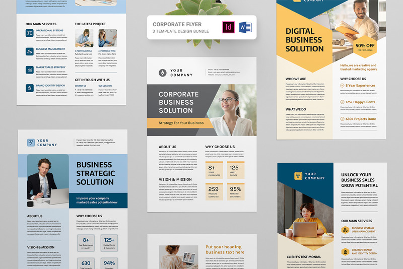 Corporate Flyer Bundle Template - Features Image 1