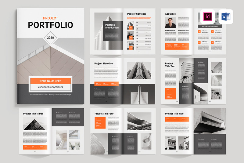 Portfolio Brochure | Microsoft Word & Adobe Indesign - Features Image 1