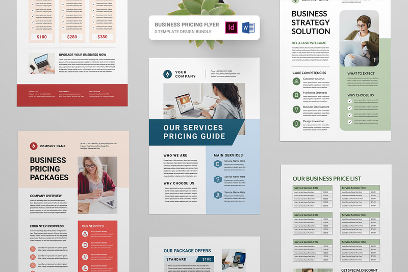 Business Price List Bundle Template - Features Image 1