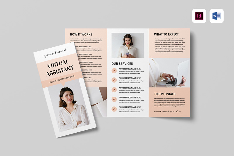 Üzleti háromrészes brosúra | Microsoft Word és Adobe InDesign - Features Image 1