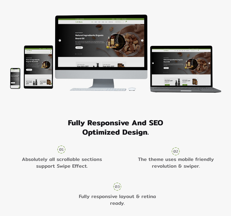 Oilbiotic - Hair Oil WordPress Theme - Features Image 3