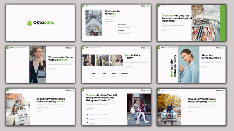 Oktasale - PowerPoint empresarial moderno - Features Image 2
