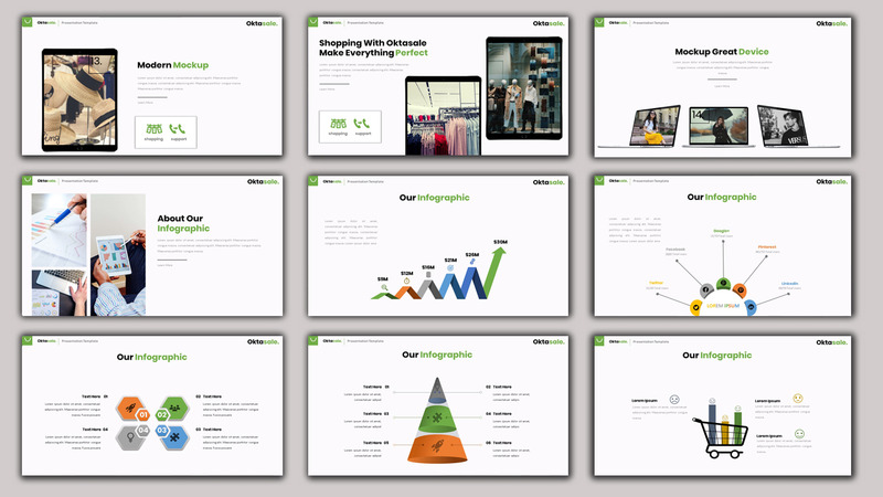 Oktasale - PowerPoint empresarial moderno - Features Image 4