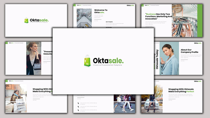 Oktasale - PowerPoint empresarial moderno - Features Image 1
