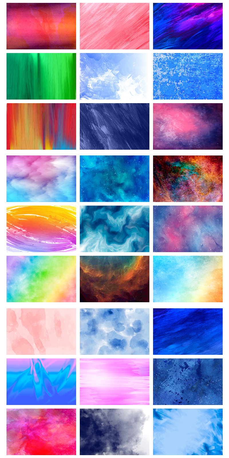 Pacchetto Sfondo Acquerello, Pacchetto Sfondo Texture Acquerello. - Caratteristiche Immagine 2