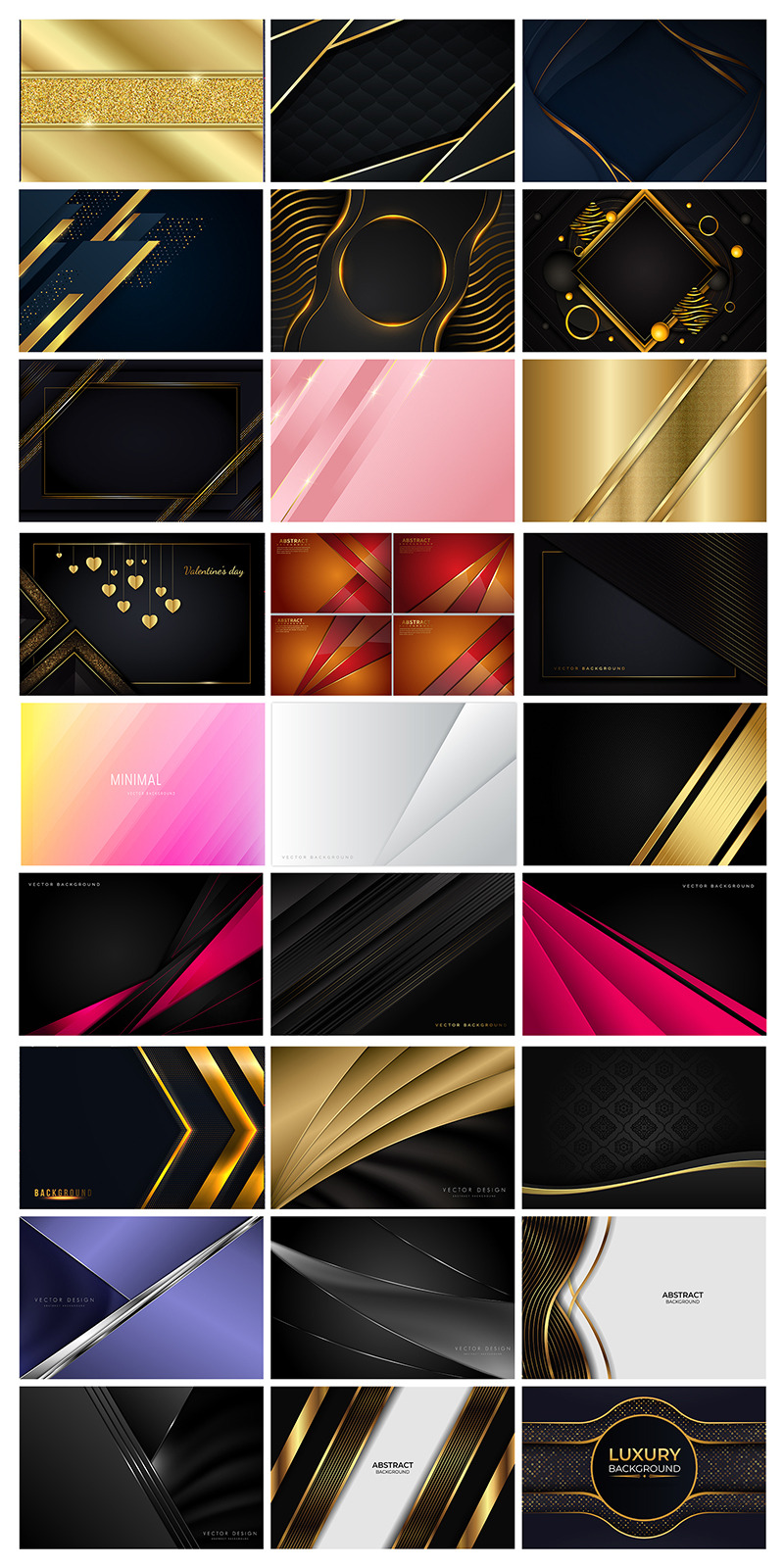 Luxury Background Bundle, Luxury Abstract Background Bundle. - Features Image 3