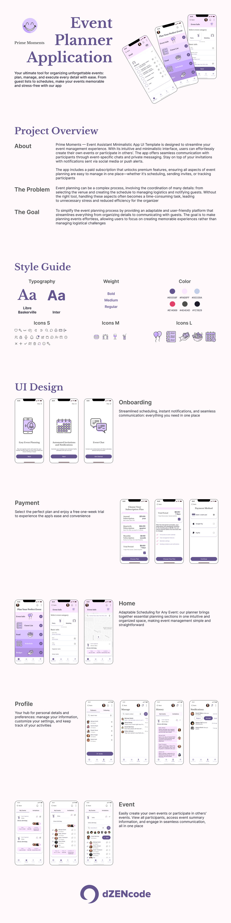 Prime Moss — 活动助手简约应用 UI 模板 - Features Image 1