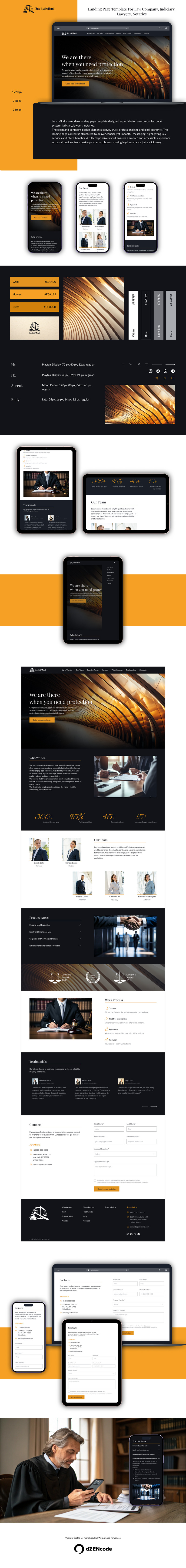 JuristMind – Advokatbolag Landing Page UI Mall - Features Image 1