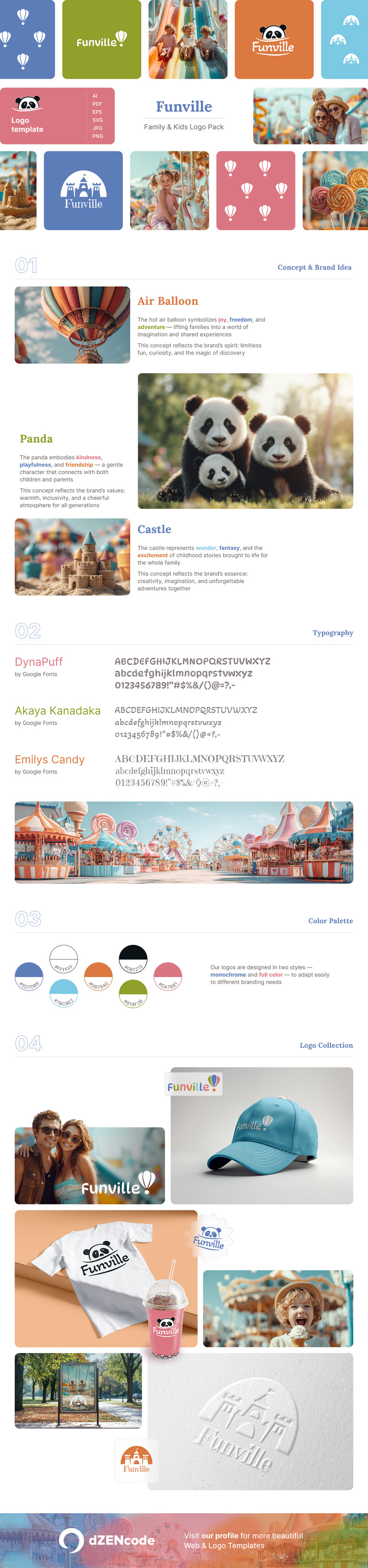 Funville – Logopakket voor familie- en kinderentertainment - Features Image 1