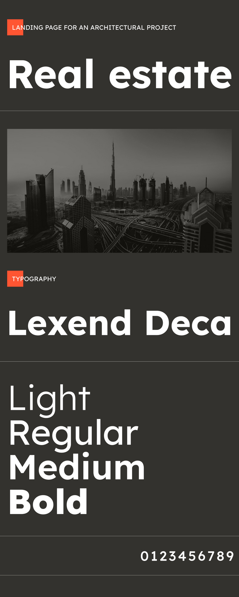 Element - Plantilla de interfaz de usuario de página de destino monocromática multipropósito de bienes raíces - Características Imagen 1