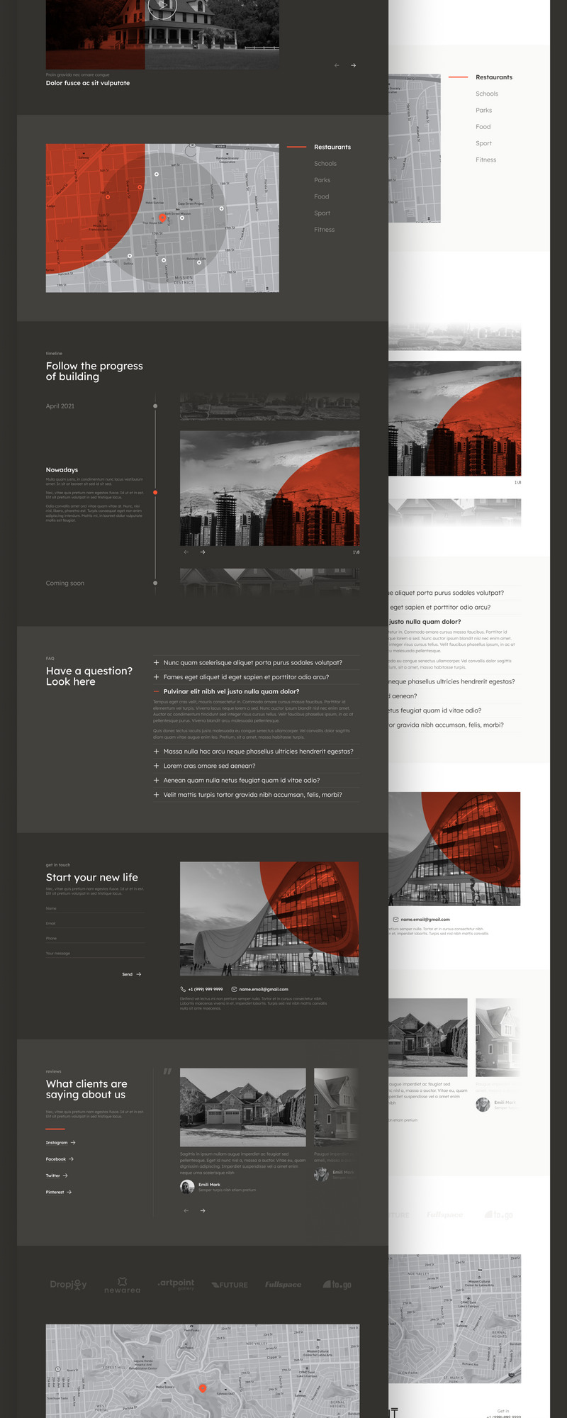 Element - Plantilla de interfaz de usuario de página de destino monocromática multipropósito de bienes raíces - Características Imagen 4