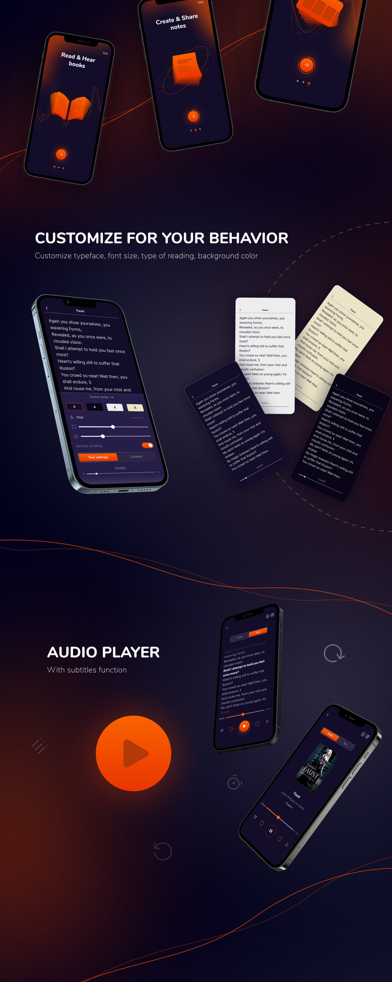 Booksistence: aplicación multiplataforma para elementos de la interfaz de usuario de audio y libros de texto - Características Imagen 2