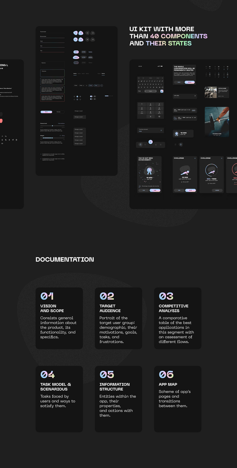 JustFit - Modèle d'interface utilisateur / UX de l'application d'entraînement - Caractéristiques de l’image 5
