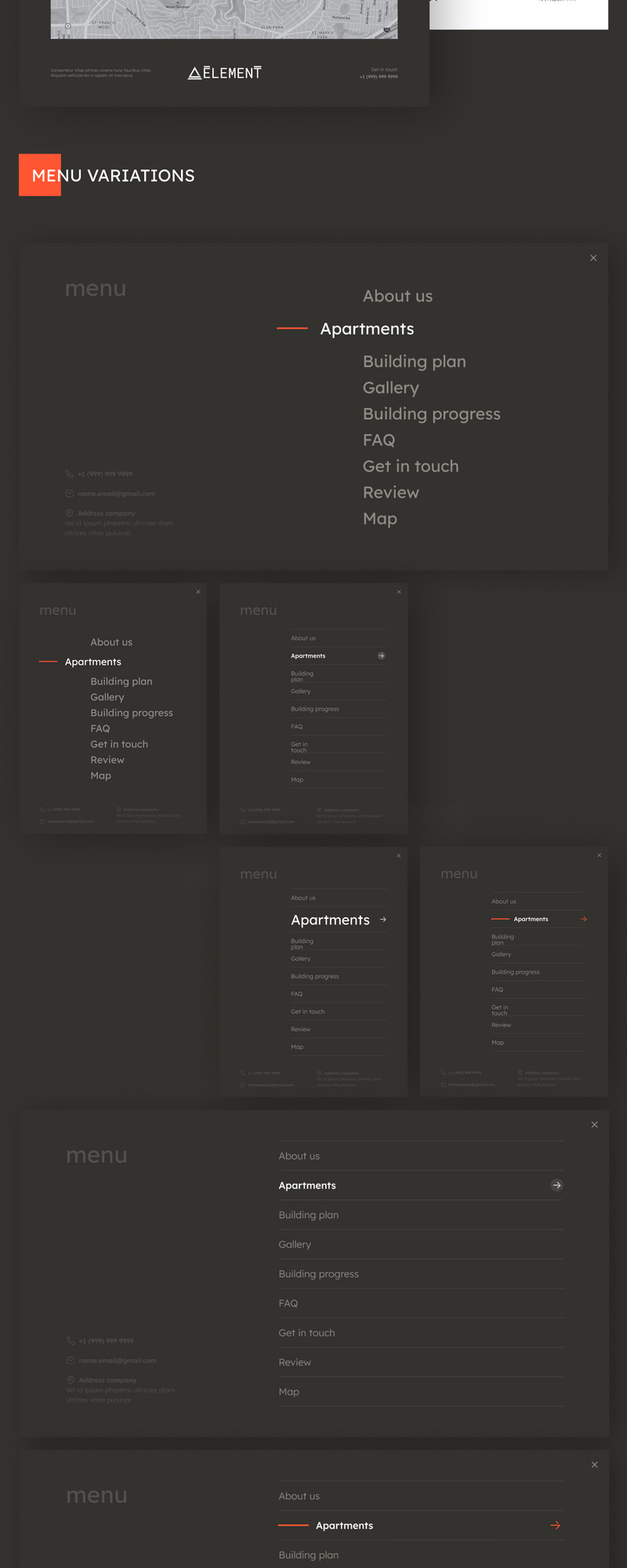 Element - Plantilla de interfaz de usuario de página de destino monocromática multipropósito de bienes raíces - Características Imagen 5