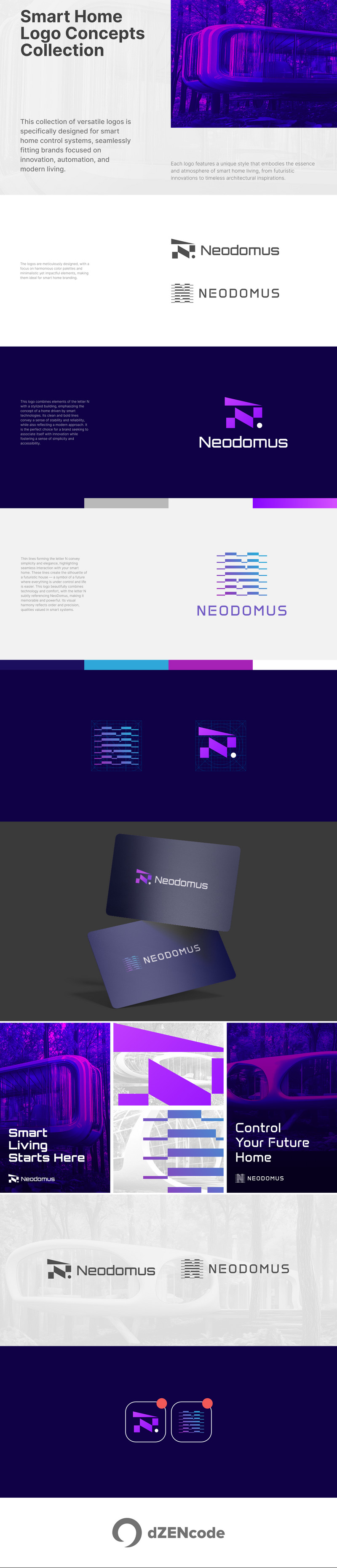 NeoDomus – Vorlage für Smart Home-Logopaket - Eigenschaften Bild 1