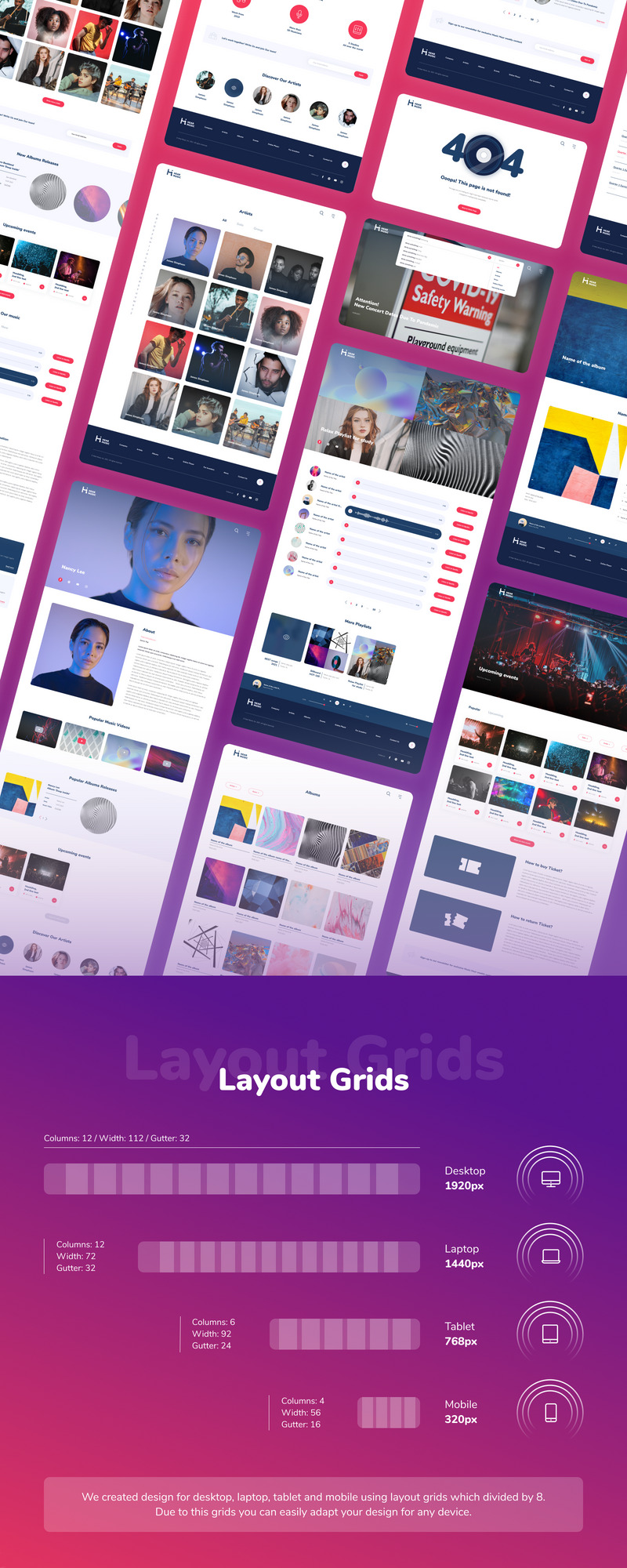 Musik hören — Music Company Stilvolle Mehrzweck-UI-Elemente - Eigenschaften Bild 2