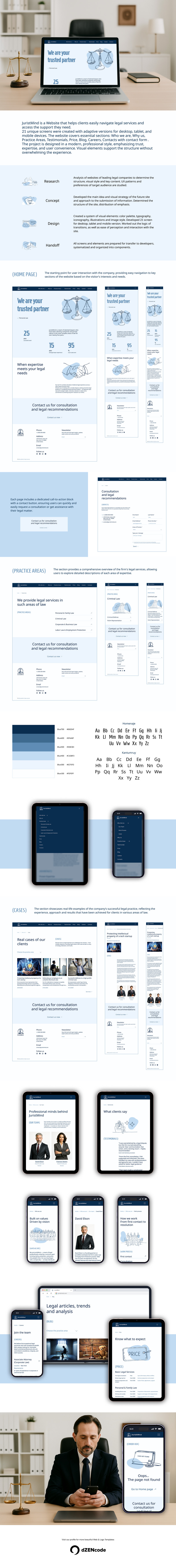 JuristMind – Mall för gränssnitt för flersidig webbplats för advokatbyrå - Features Image 1