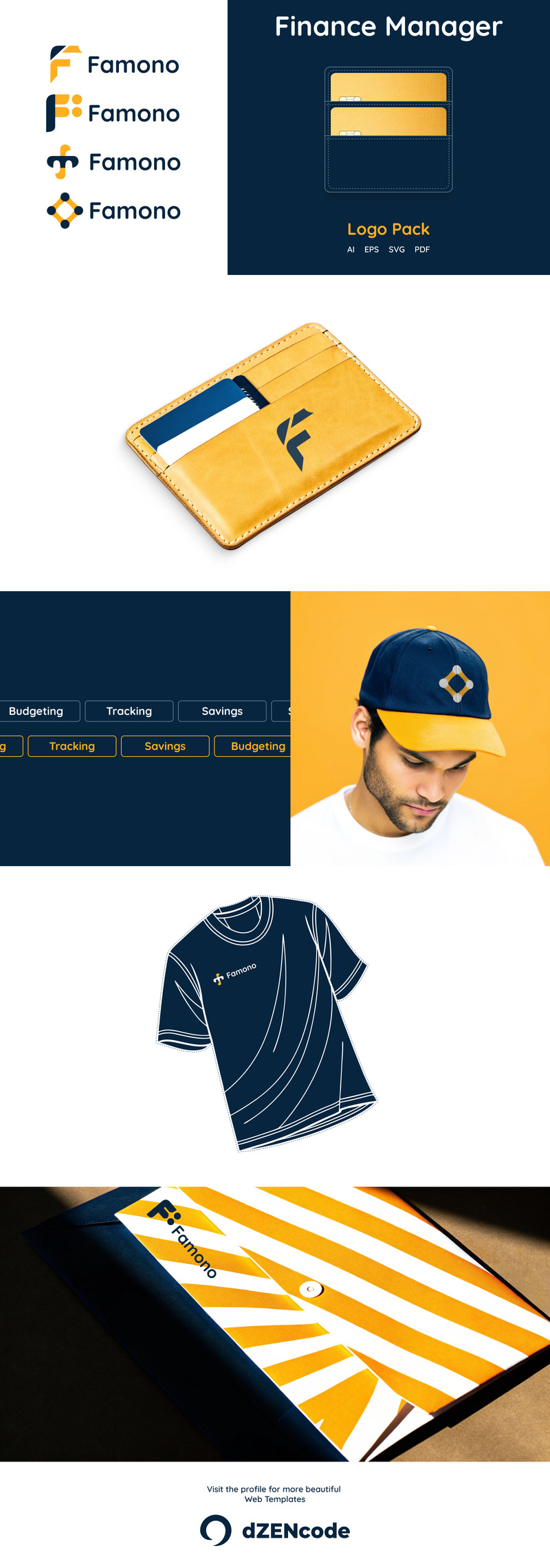 Famono – Logopakket voor financieel manager - Features Image 1