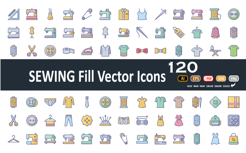Sewing Iconset - Features Image 1