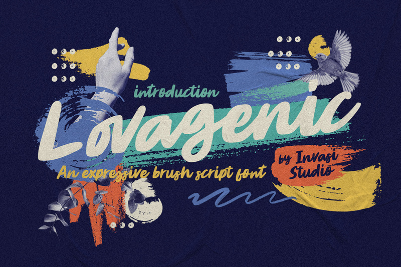 Lovagenic - Organic Brush Font - Features Image 1