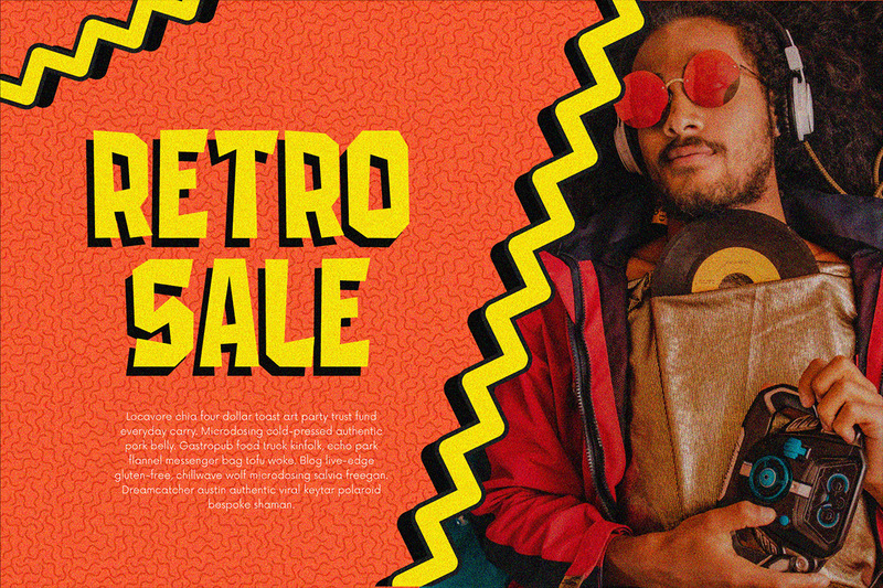 Flashy | Retro & Fun Font - Features Image 4