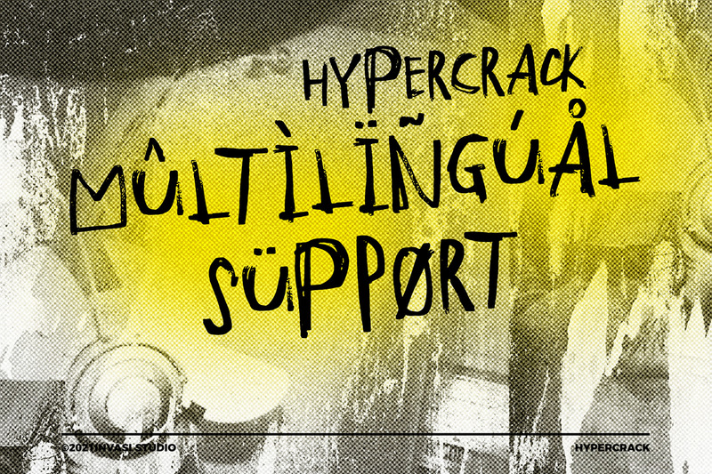 Hypercrack - Scribbles Font - Features Image 10