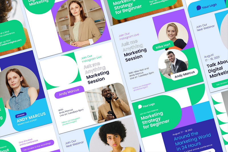 Webinar Social Media Templates - Features Image 2