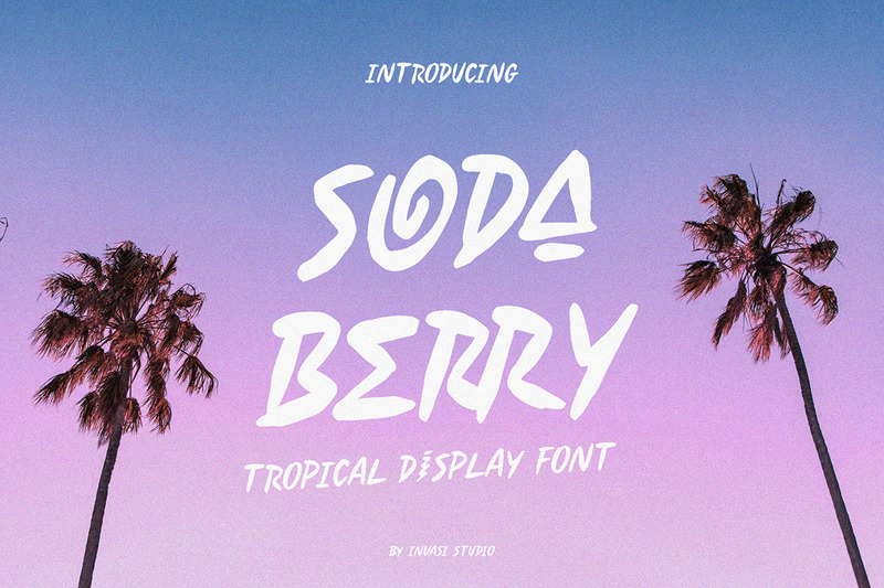 Soda Berry - 热带显示字体 - Features Image 1