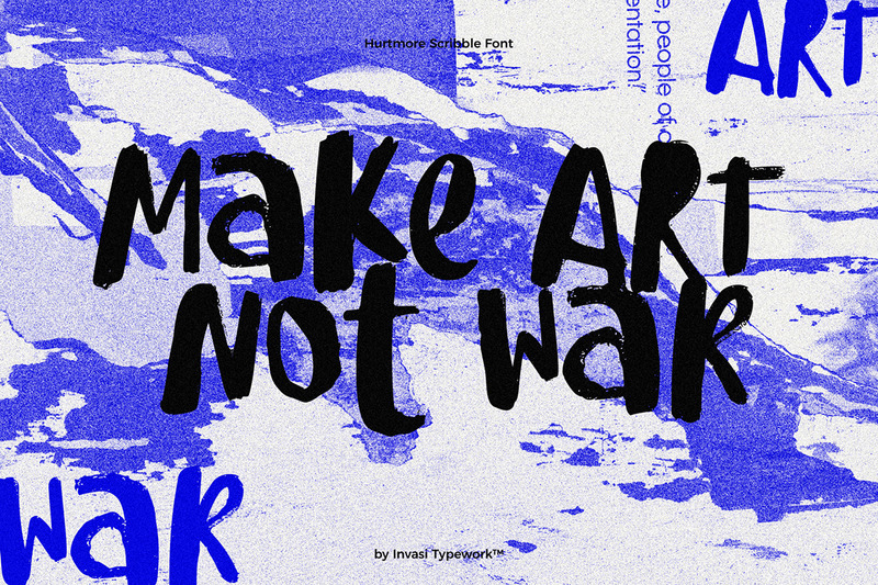 Hurtmore - Scribbles Font - Features Image 8