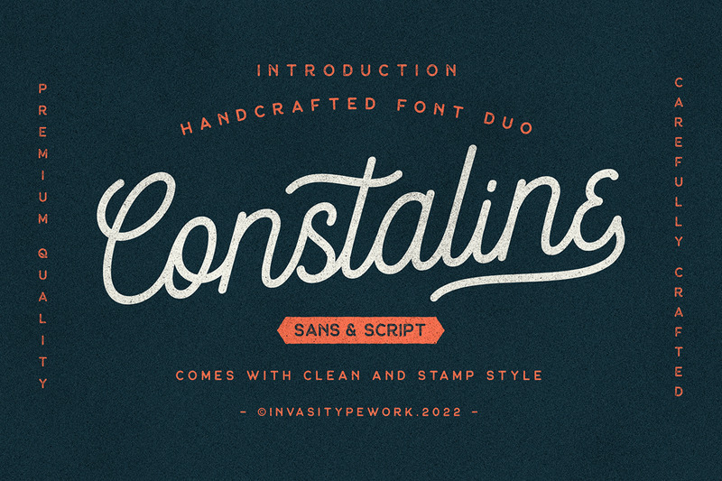 Constaline - Monoline Script & Sans - Features Image 1