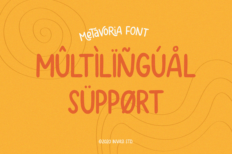 Metavoria - fonte lúdica manuscrita - Features Image 10