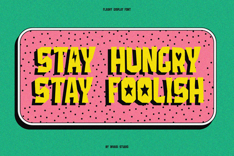 Flashy | Retro & Fun Font - Features Image 6