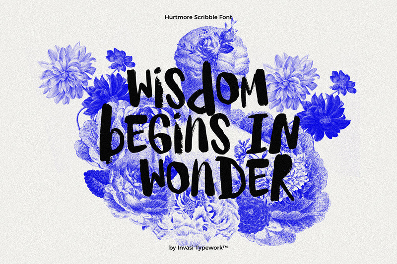 Hurtmore - Scribbles Font - Features Image 3