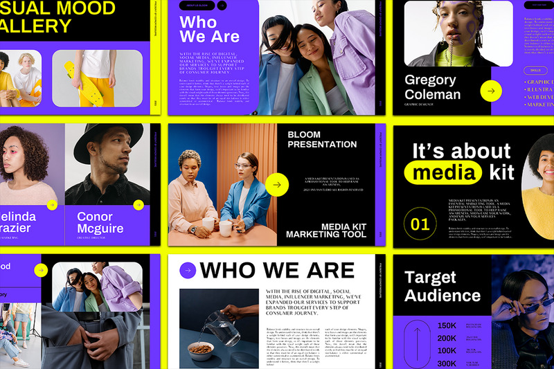 BLOOM - Keynote Media Kit - Caratteristiche Immagine 1