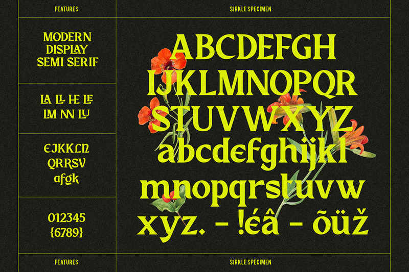 Sirkle - Exibição Semi Serifa - Features Image 10