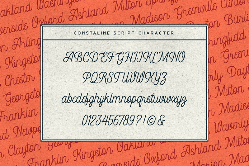 Constaline - Monoline Script & Sans - Features Image 10
