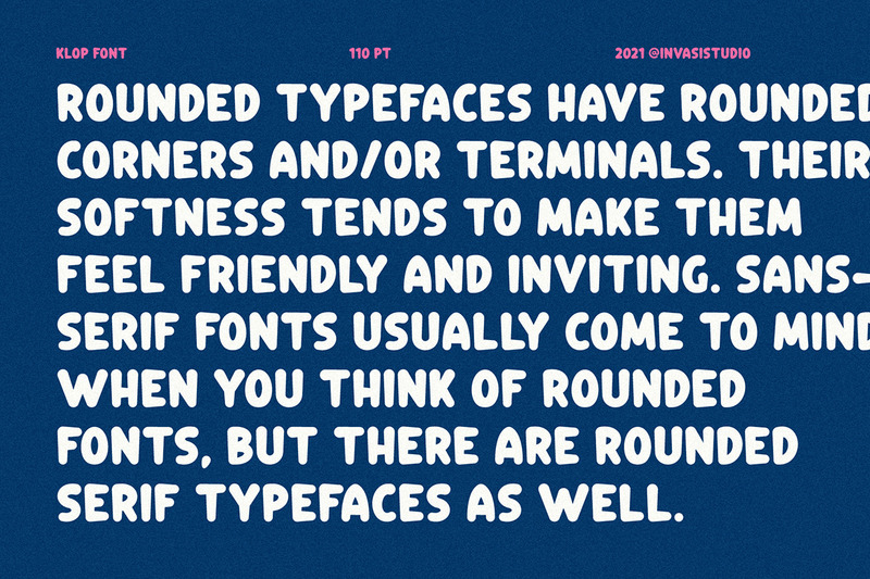 Klop - Friendly Rounded Font - Features Image 5