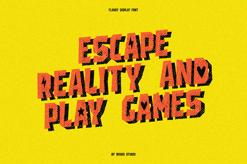 Flashy | Retro & Fun Font - Features Image 5
