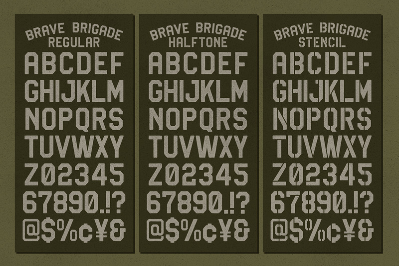 Brave Brigade — czcionka taktyczna - Obraz funkcji 9