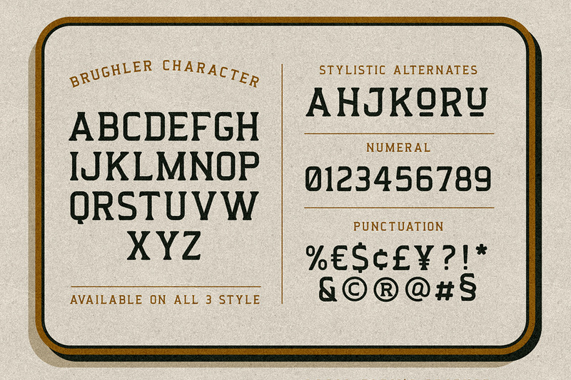 Brughler - Vintage Serif Display - Features Image 11