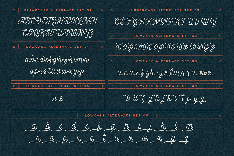Constaline - Monoline Script & Sans - Features Image 11